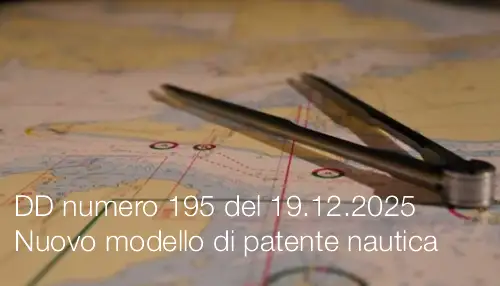 Decreto Dirigenziale n. 195 del 19.12.2025 / Nuovo modello di patente nautica